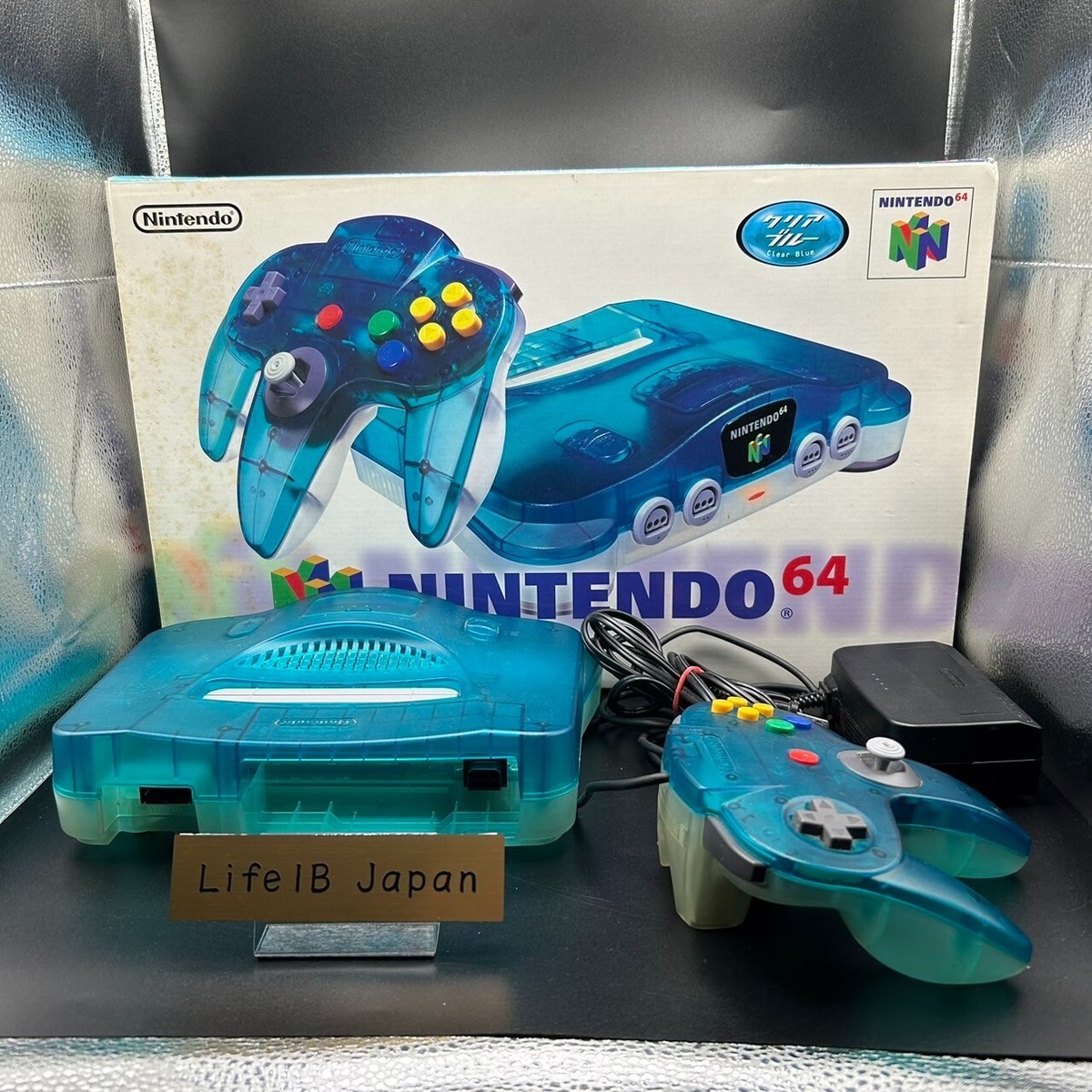 Nintendo 64 クリアブルー 楽天市場】64 ニンテンドー64 クリアブルー 本体 すぐ遊べるセット