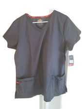 Dickies Scrubs EDS Signature V Neck Top 85906 Navy Free Shipping -FAST SHIPPING