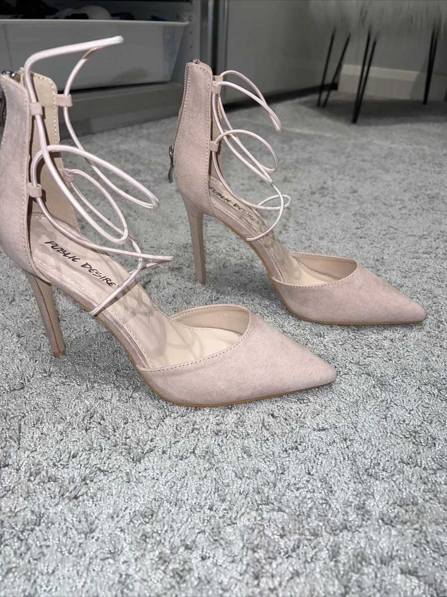 Public desire top strappy heels