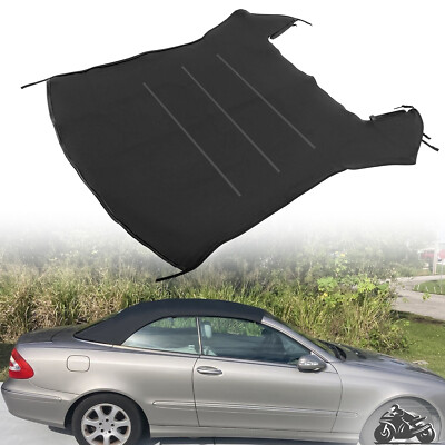Convertible Soft Top Replacement Black For Mercedes-Benz CLK55 AMG W209 2004-09