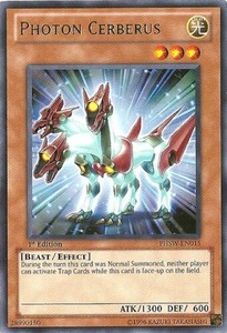 Photon Cerberus - PHSW-EN015 - Rare - Unlimited Edition x3 - Near Mint