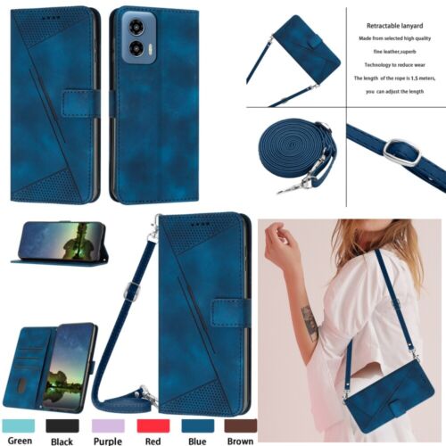 PU Leather Flip Wallet Case For Motorola Moto G 5G G Play/Power/Stylus 5G 2024