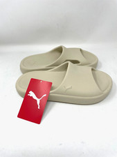 Image of Puma Womens 6 Slides Shibui Cat Putty Casual Waterproof Slip On Sandals