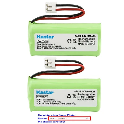 Kastar Ni-MH Battery Replace for AT&T BT8001 BT-8001 BT-8300 AT-3201 AT32112