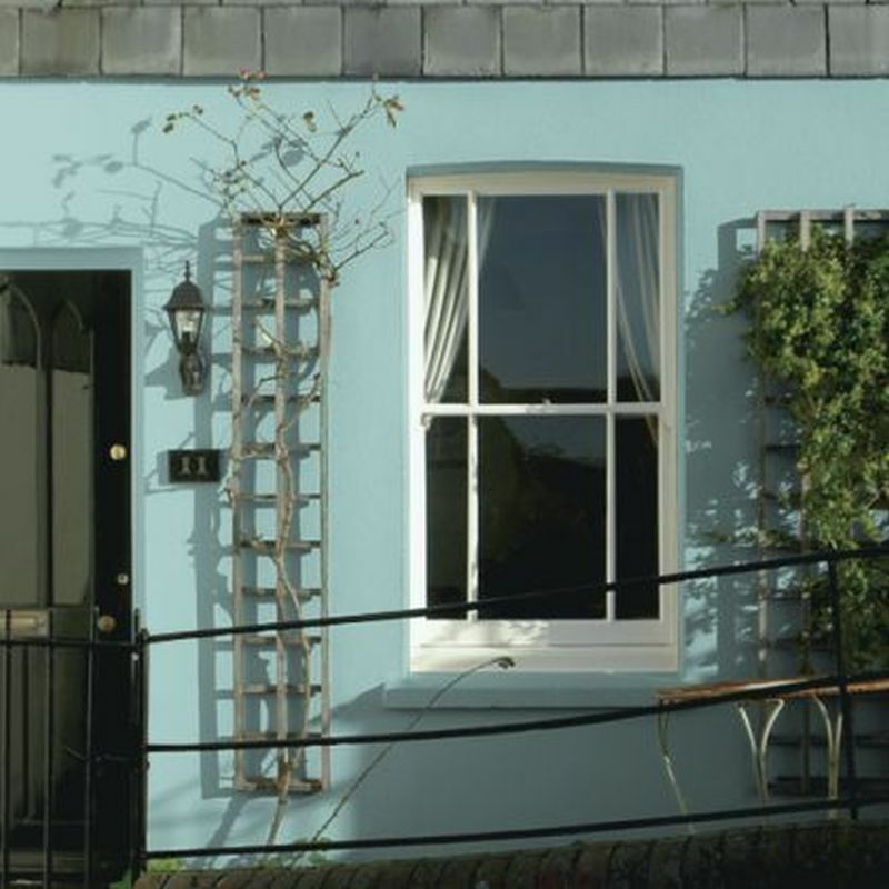 DUCK EGG BLUE TRADE QUALITY EXTERIOR MASONRY PAINT SMOOTH MATT VARIOUS