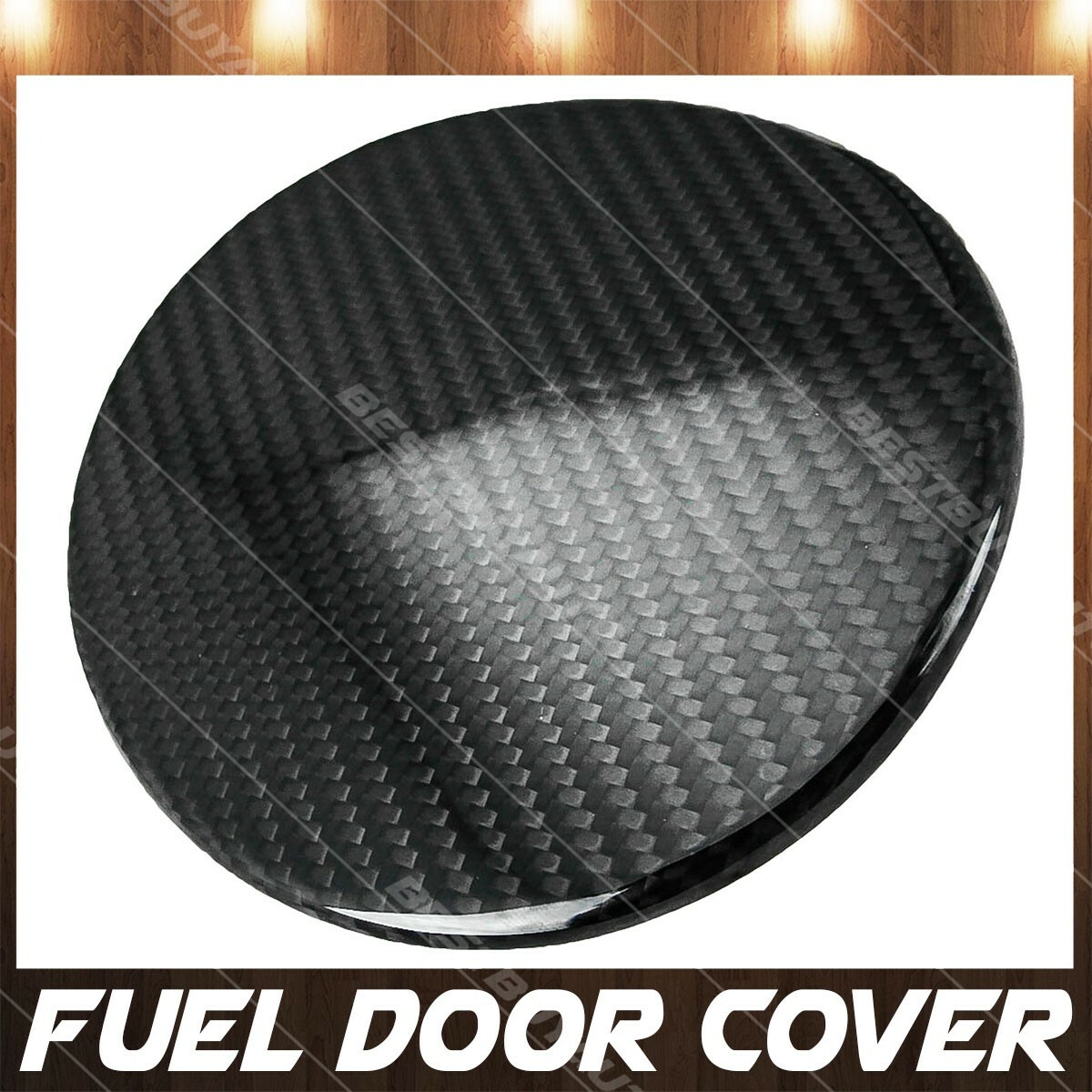 For 2010-2015 Ferrari 458 Italia Spider Carbon Fiber Gas Fuel Door Cover Overlay