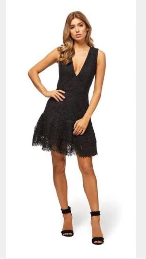 Kookai Victoria Lace Dress Black Size 36 (Size 8) RRP $260 VGC | eBay