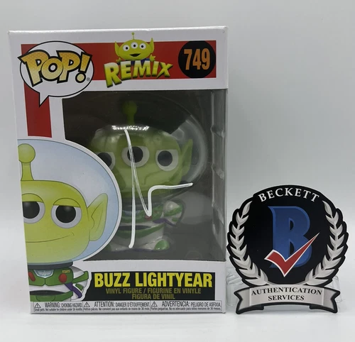 TIM ALLEN SIGNED AUTOGRAPH BUZZ LIGHTYEAR FUNKO POP TOY STORY #749 C BECKETT COA
