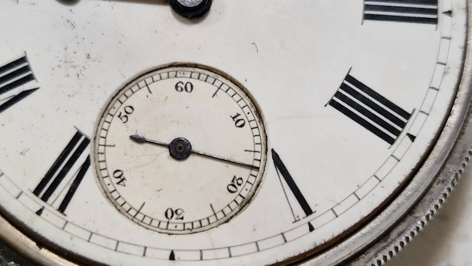 Antique Solid Silver Pocket Watch eBay