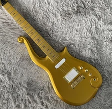 Custom Prince Electric Guitar Gold Arrows Inlay Gold Hardware SH Pickups Guitar