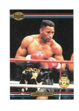 LENNOX LEWIS 1991 RINGLORDS CARD # 10 FREE SHIPPING THE LION