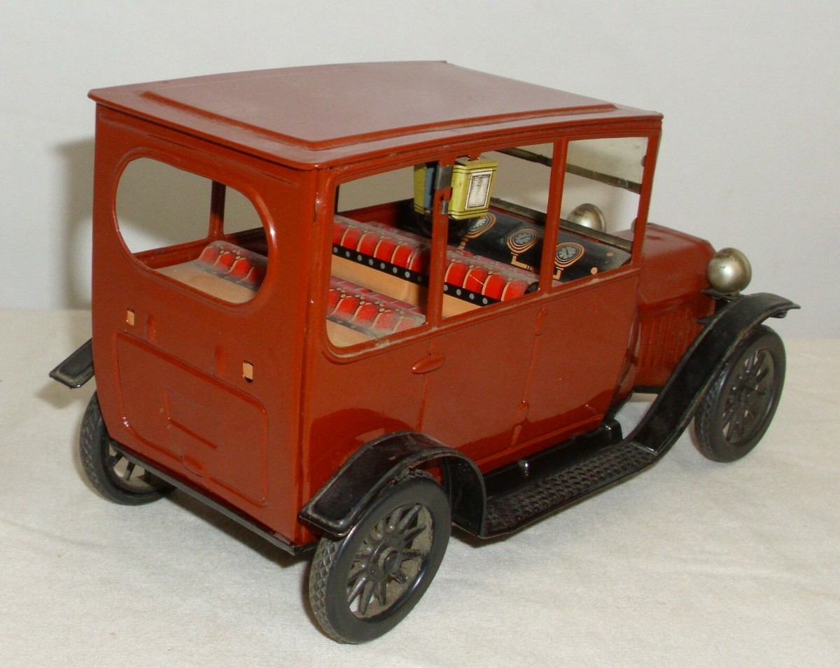 BANDAI 1915 FORD TIN FRICTION TOY CAR 1960s JAPAN WORKS SHARP | eBay