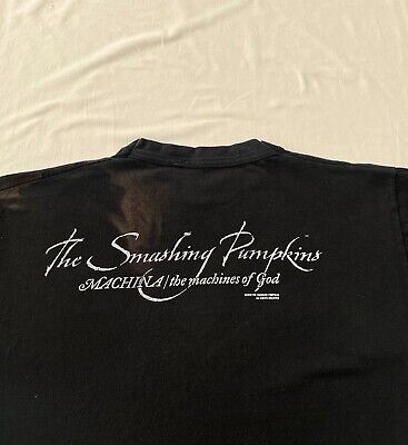 Vintage 2000 Smashing Pumpkins The Machines of God Black T Vintage 2000 Smashing Pumpkins The Machines of God Black T