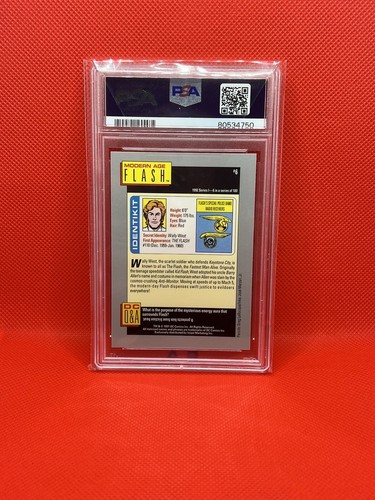 Modern Age FLASH PSA 10 Gem Mint 1992 DC Cosmic Cards #6 - Picture 4 of 4