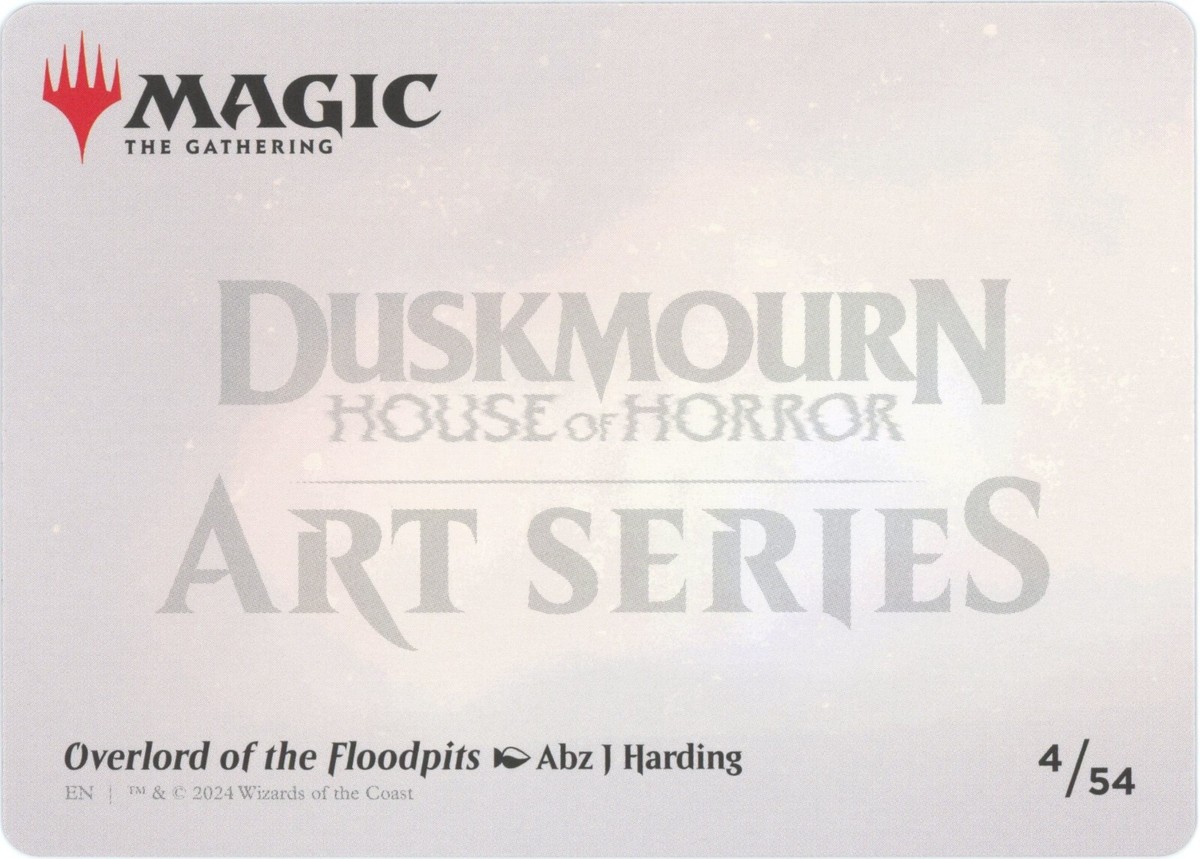 Overlord of the Floodpits - Art Card (4/54) - MTG Duskmourn: House
