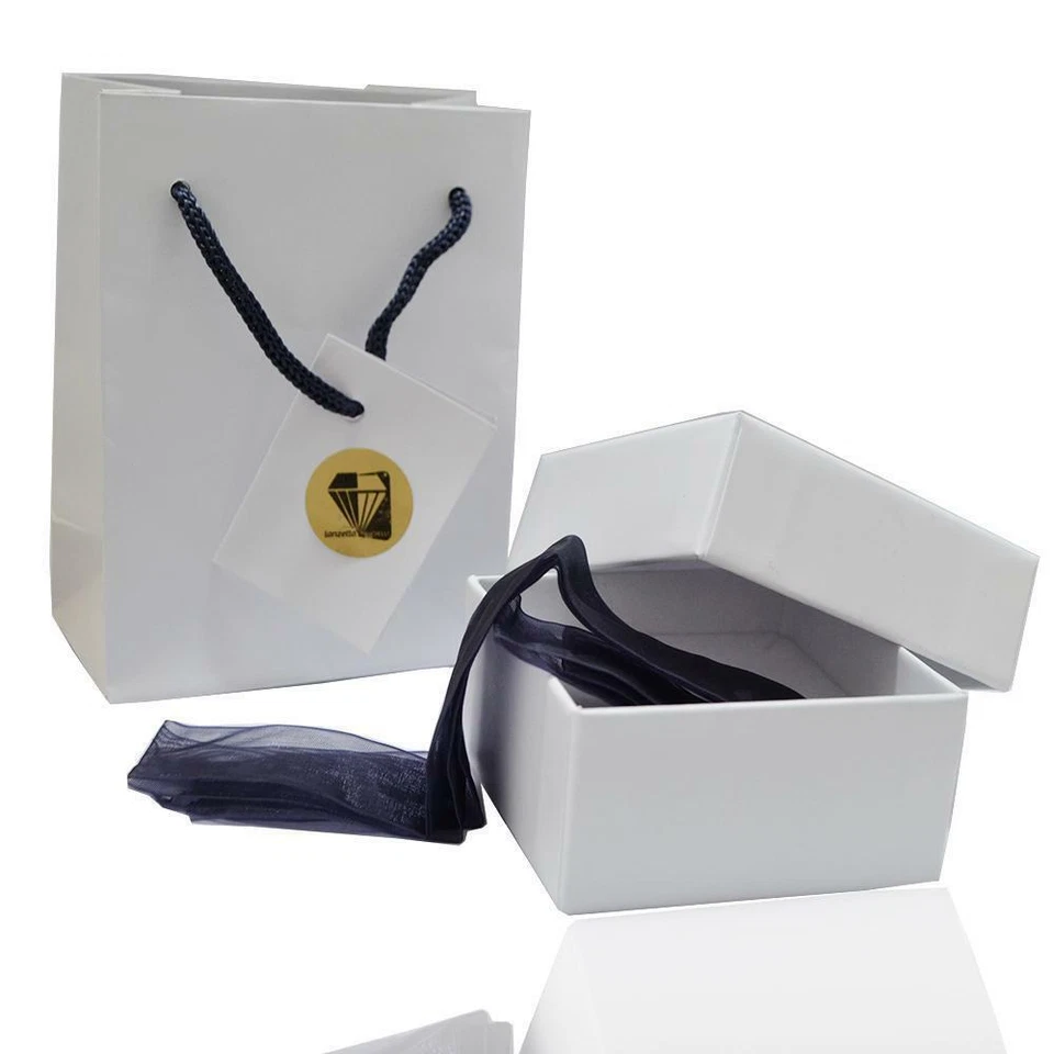 Orecchini punto luce a 4 griffe in argento 925 rodiato con zircone tondo mm 3 - Immagine 2 di 2