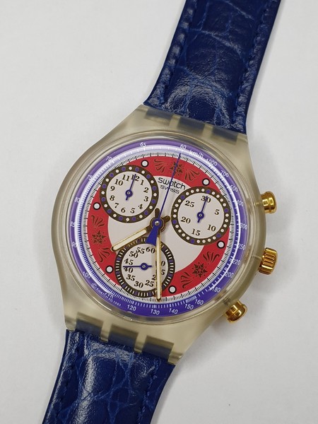 Swatch Chrono Ocean Breeze SCK107 - funktioniert - 37mm