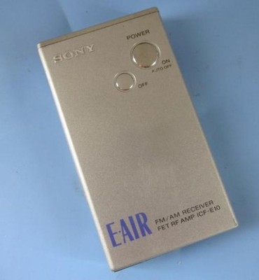 SONY ICF-E10 FM/AM Pocket Radio FM/AM Reception