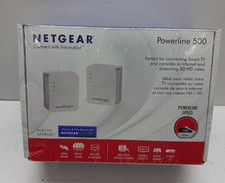 Netgear Powerline 500 XAVB5201 Extend Internet Access Outlet 500 Mbps NEW SEALED