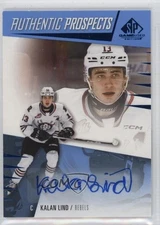 2023-24 Upper Deck SP Game Used CHL Edition Blue Auto Kalan Lind #65 Auto 1ik9