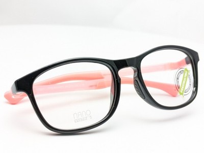 Nano Vista Power Up 3.0 08 Black Pink Kids Eyeglasses Frames 50-15-132