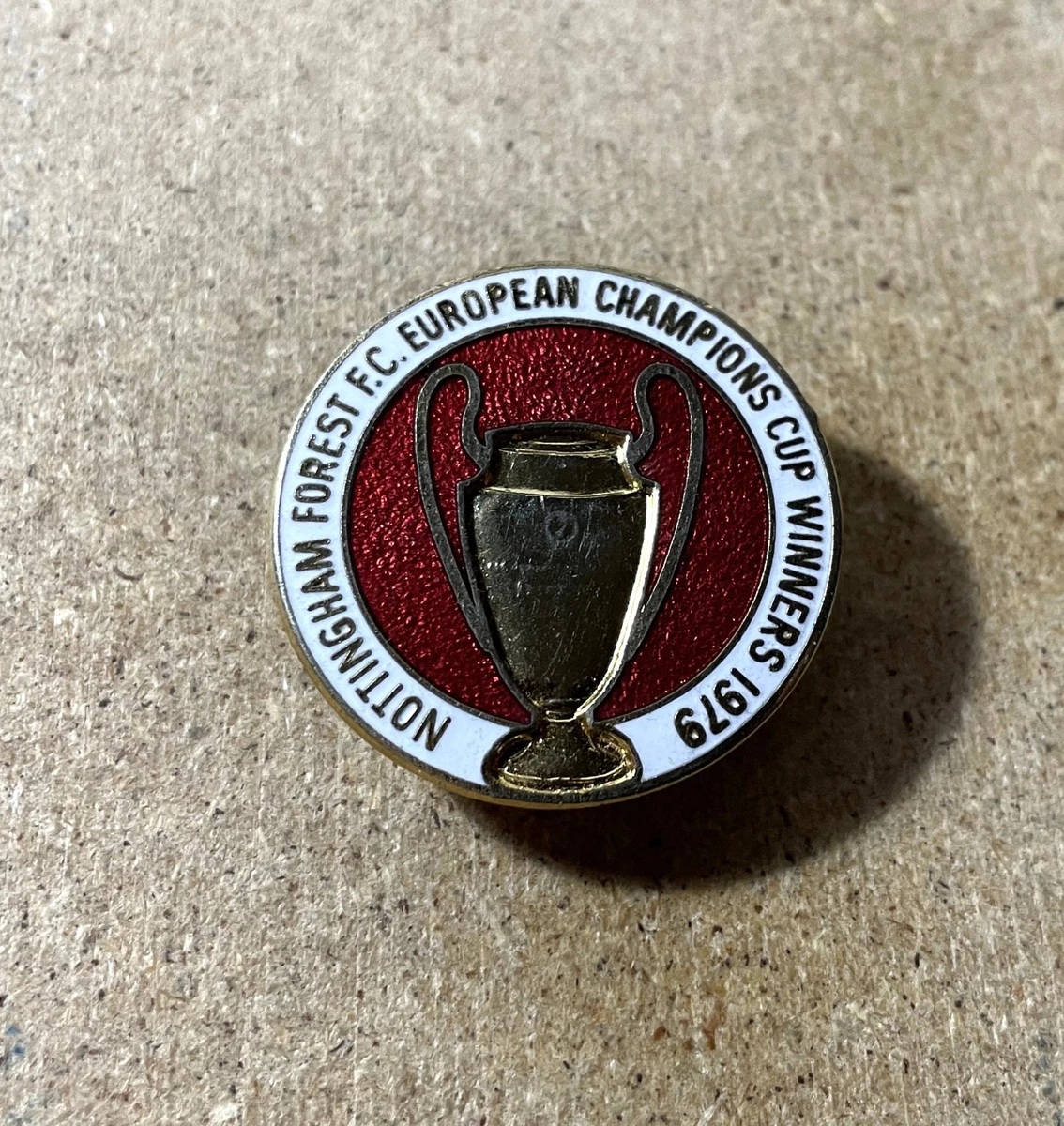 The Nottingham Forest Football Club badge on a football shirt Stock Photo