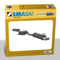 Imasaf Auspuff Sportauspuff Ab Kat für Fiat Bravo (182) 1.8 GT 2X76Mm