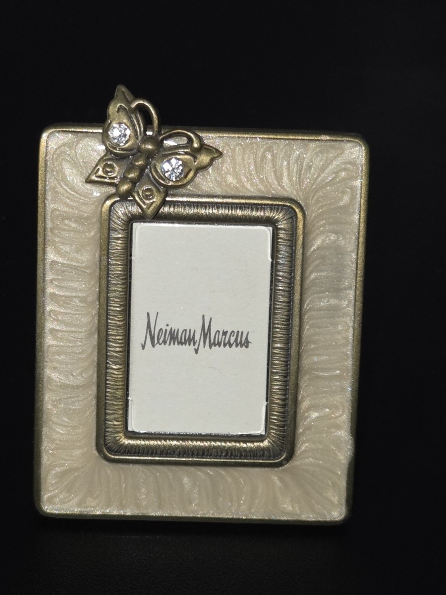 Jay Strongwater Mini Frame with Butterfly & Swarovski Crystals
