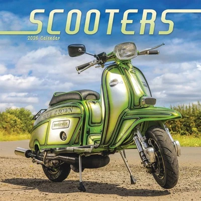 CAROUSEL WORLDWIDE Scooters Calendar 2026 - Transport - Month To View