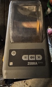 Zebra ZD410 Direct Thermal Label Printer ZD41022-D01M02EZ USB no power cord