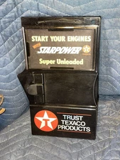 Vintage TEXACO Service Station "Starpower" Super Unleaded Credit Card Clipboard