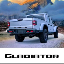 JEEP GLADIATOR logo text banner vinyl decal sticker