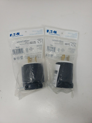 2 Eaton L630P Locking Plugs