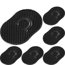 6 Packs Soft Portable Pocket Palm Combs Massager Hair Brush Scalp Massager Brush