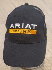 Ariat Youth Adjustable Black Baseball Cap Hat
