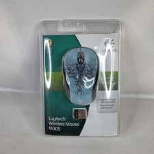 Logitech M305 Wireless Optical Mouse w/ Dongle Turquoise - Brand New Sealed