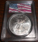 2001  AMER.  SIL. EGLE.  PCGS MS69 9-11-01 WTC GROUND ZERO RECOVERY - 1 OF 1000