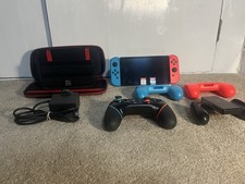 Nintendo switch OLED model 64GB bundle + 256GB micro chip (easy extra storage)