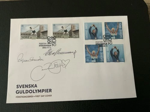 Sweden 2012 #2688-2690 Olympic Gold Medalists - FDC