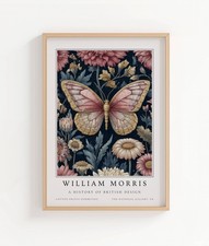 William Morris Botanical Insect Collection Wall Art Prints Posters Pictures