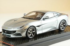 BBR 1/43 Ferrari Portofino M Spider Closed Roof Titanium Grey Metal Diecast BBRC