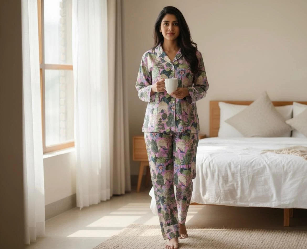 Women Summer Lounge Set Cotton Shorts Pajama Cute Sleepwear PJ
Opens in a new window or tab