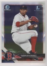 2018 Bowman Chrome Prospects Darwinzon Hernandez #BCP196 6u5