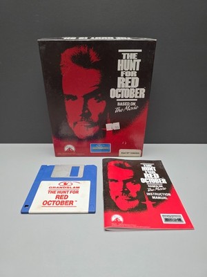THE HUNT FOR RED OCTOBER BASED ON THE MOVIE ATARI ST OVP BOXED SELTEN RAR
