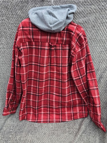 Nuovissima - Camicia con cappuccio Lee Cooper rossa e marina XL - Foto 4 di 6