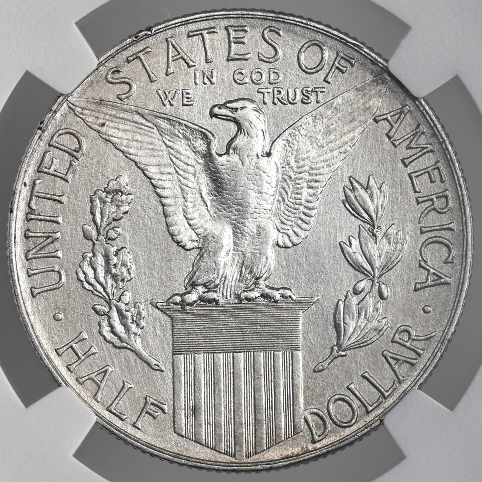 1915-S  50C PANAMA PACIFIC HALF DOLLAR  NGC AU DETAILS "CLEANED" #8405243-029 - Image 3 of 4