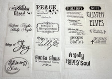 CREATIVE MEMORIES EXPRESSIONS CHRISTMAS 30 CHIFFON VELLUM QUOTES NIP