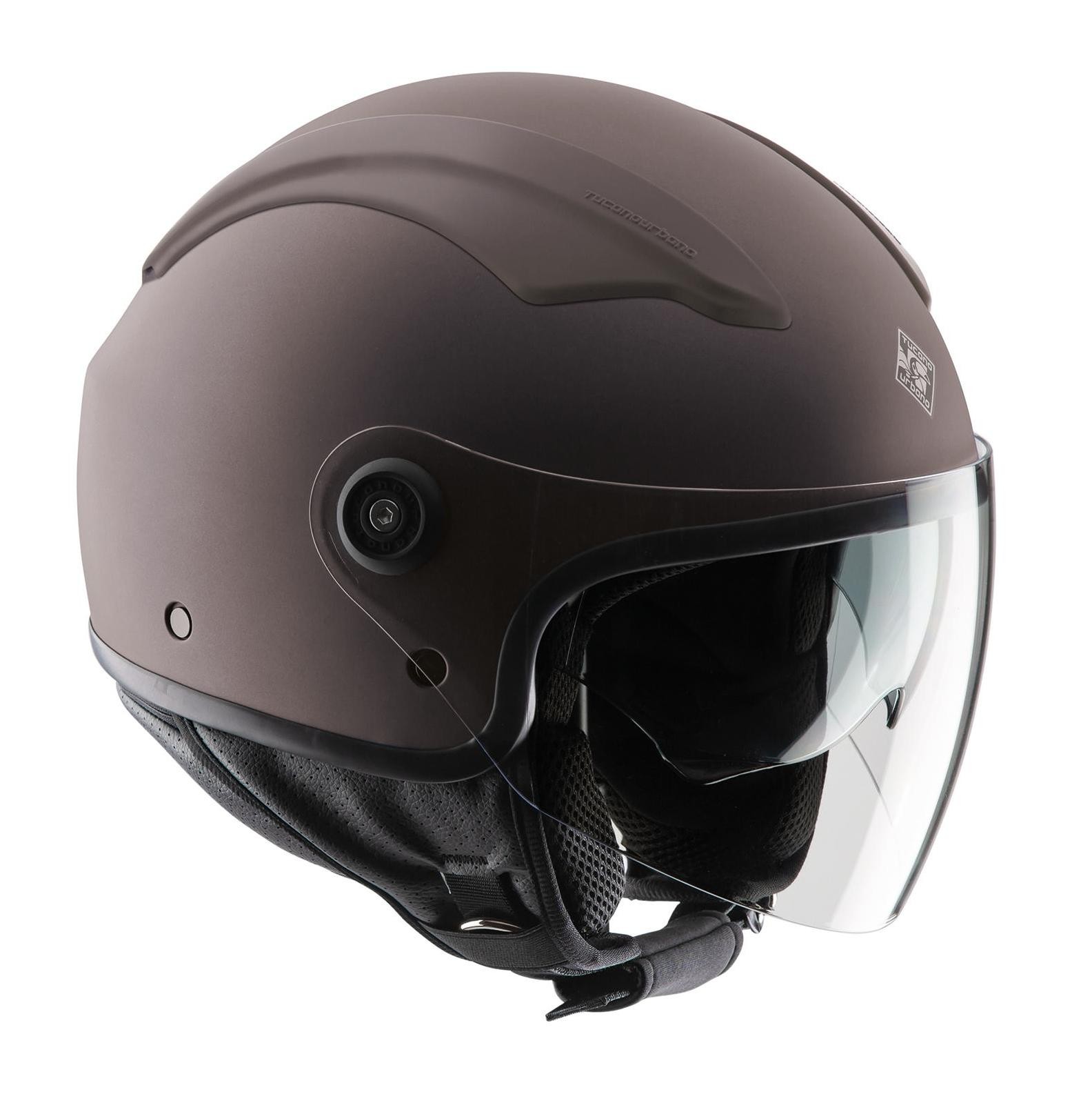 Casco Demi-jet Jet El'Top Bronzo Opaco Tucano Urbano Taglia S