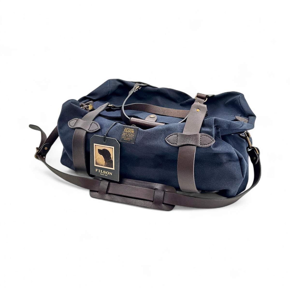 Filson Medium Rugged Twill Duffle Bag Navy Blue F20195531-1