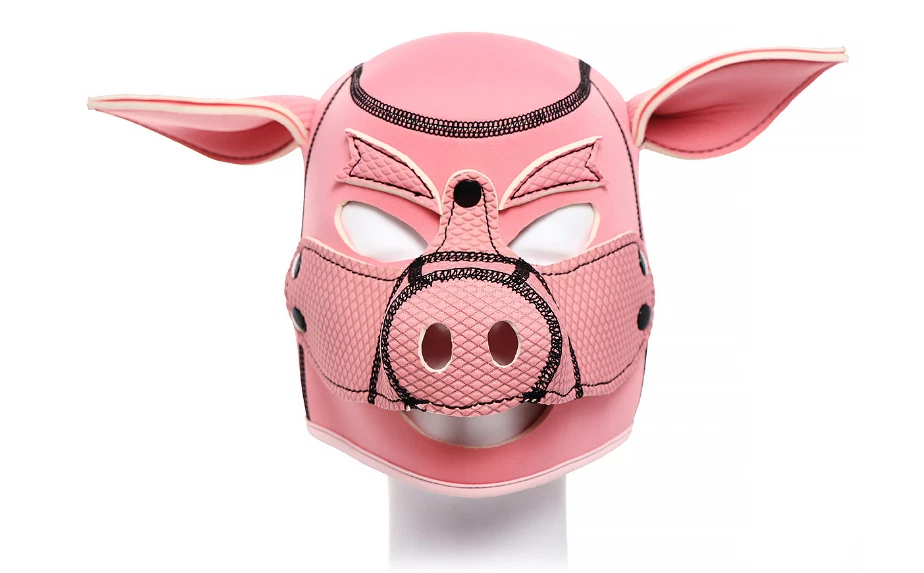 万圣节角色扮演头饰道具成人猪头束带面具约束礼物新品 — 第 2/4 张图片
